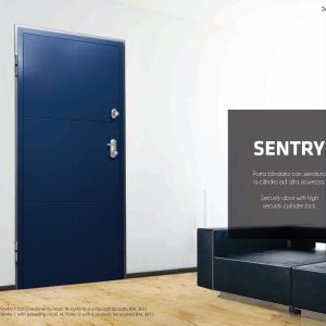 Ușă securizată cu cilindru foarte securizat Dierre Sentry