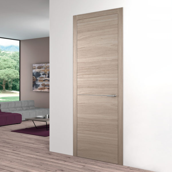 Ușă interior DoorArreda Tineo TL06 olmo sabbia with aluminium inserts