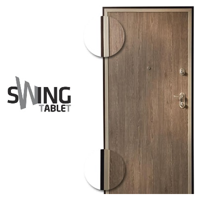 Ușă securizată cu balamale ascunse și deschidere 110 Dierre Swing Tablet