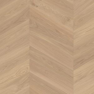 Parchet stratificat Boen, Oak White Adagio, 14mm Plank Chevron, A-Plank