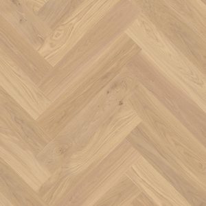 Parchet stratificat Boen, Oak White Adagio, 14mm Plank Herringbone, A-Plank
