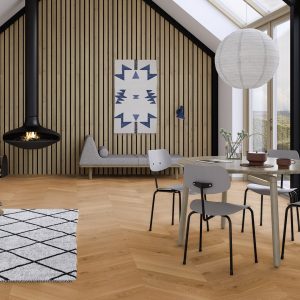 Parchet stratificat Boen, Oak Adagio Plank Chevron B-Plank