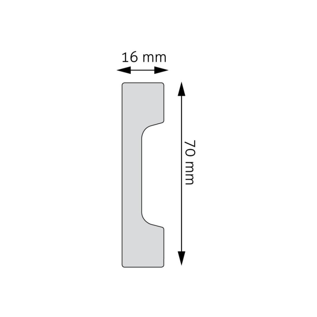 Plintă decorativă DUROTEC LPC 23