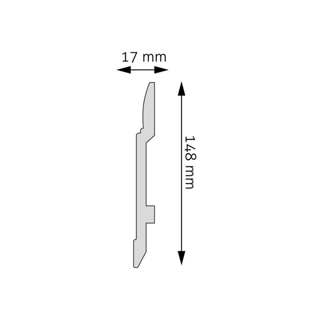 Plintă decorativă DUROTEC LPC 25