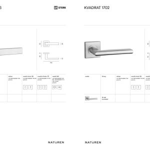Mâner rozetă Kvadrat 1703 / Kvadrat 1702
